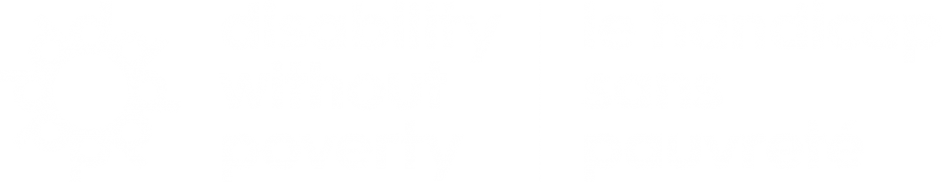 Disability Without Poverty logo